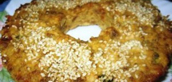 Мясной венок с брокколи
