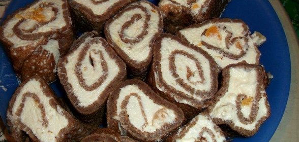 Блины с сырковой массой