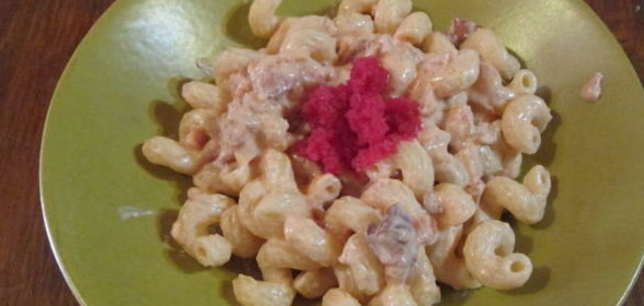 Креветки и авокадо с васаби