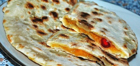 Кутабы с тыквой