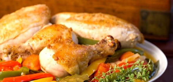 Курица по-баскски