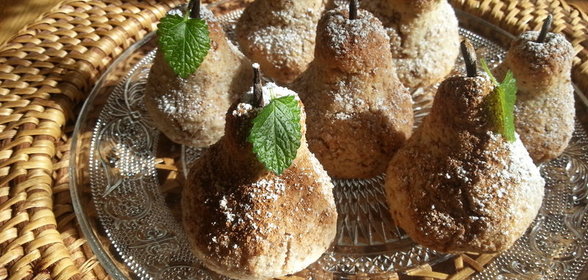 Печенье без муки Груши