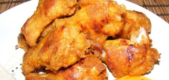 Запеченные порционные куриные крылышки