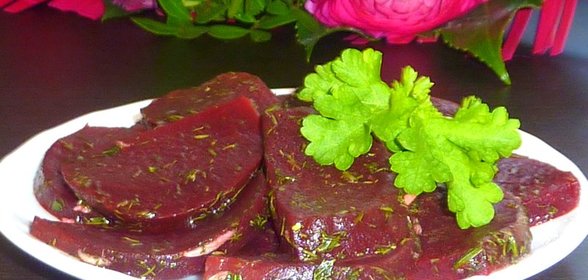 СВЕКЛА в холодном маринаде (для поста) ...любителям свеклы посвящается!