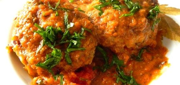 Итальянские фрикадельки с миндалем