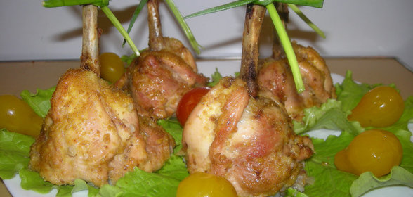 Куриные голени фаршированные гречкой «КОЛОКОЛЬЧИКИ»