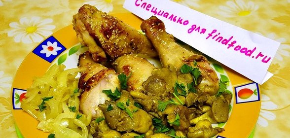 Куриные ножки в кунжутной панировке