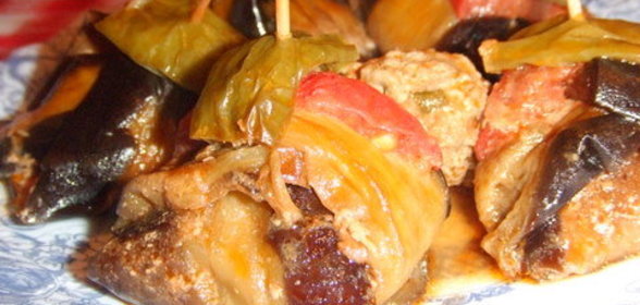 Кебаб на зубочистках