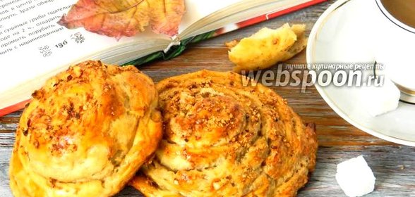 Булочки с кунжутной пастой