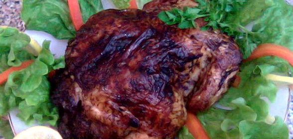 Фаршированная курица