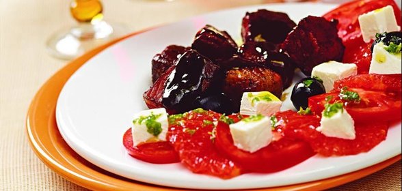 Афелиа (свинина в красном вине с кориандром)