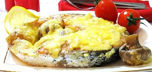 Запеченный лосось