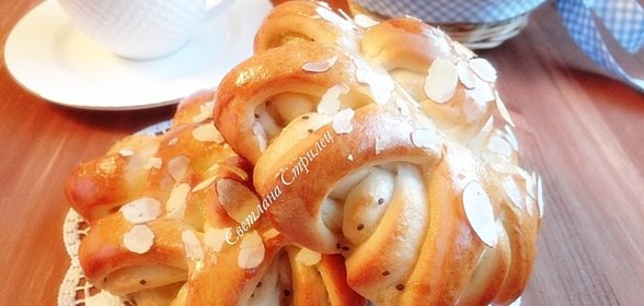 Булочки с джемом из киви