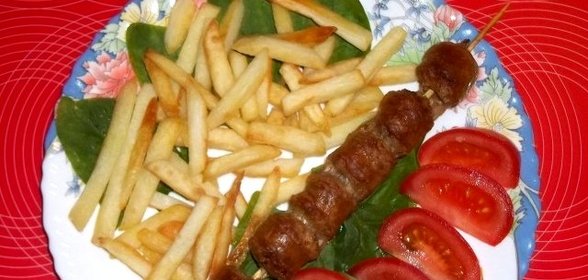 Купаты с картошкой в духовке