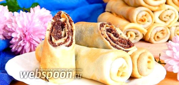 Блинчики с маковой начинкой