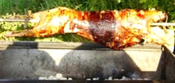 Ягненок на ветеле по‑гречески