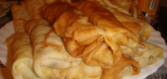 Блинчики с мясом