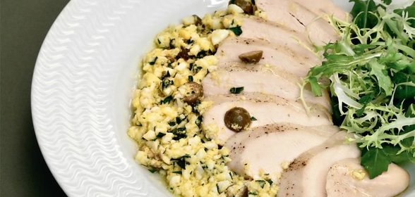 Куриные грудки с польским соусом