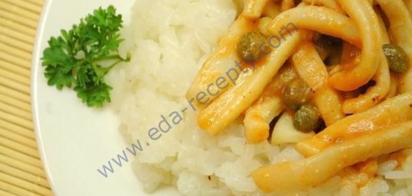 Кальмары жареные по-сицилийски