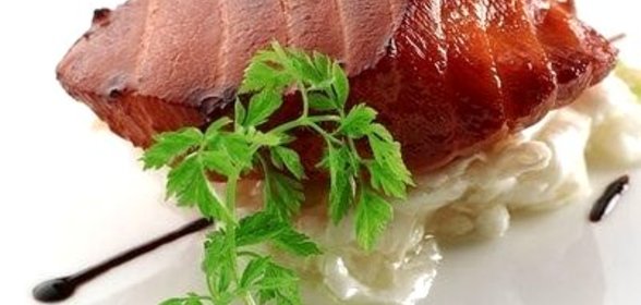 Филе трески в особом маринаде от шефа со звёздами Мишлена Shangri-La Hongkong, в Гонконге