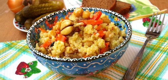 Плов с нутом