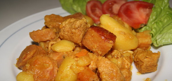 мясное рагу с картошечкой