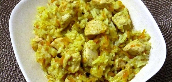 Плов с куриным филе