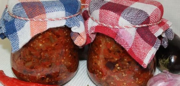Баклажаны по-грузински на зиму