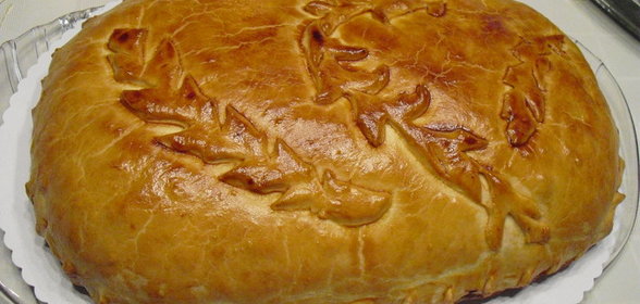 Блинная кулебяка