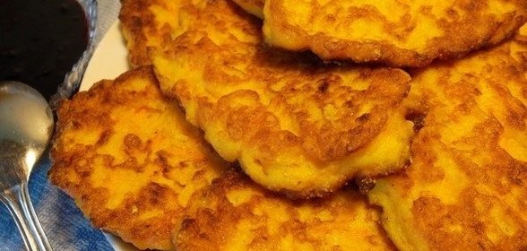 Оладьи из тыквы и моркови