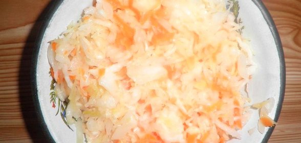 Квашеная капуста без рассола