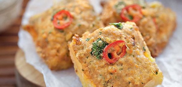 Жареные сэндвичи со свининой