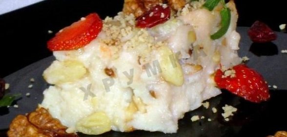 Каша манная по-королевски