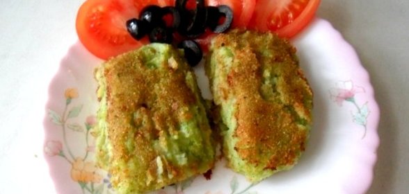 Котлеты из брокколи и картофеля