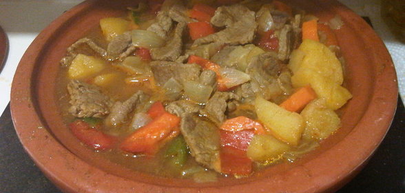Тажин из говядины с овощами (Tajine de boeuf aux légumes)