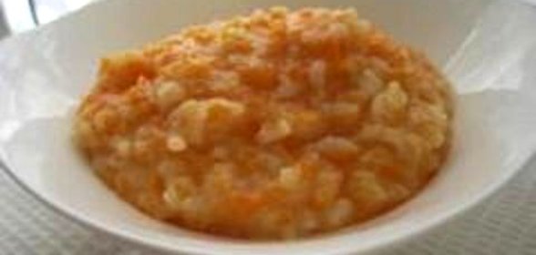 Рисовая каша с тыквой