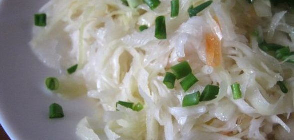 Быстрая квашеная капуста