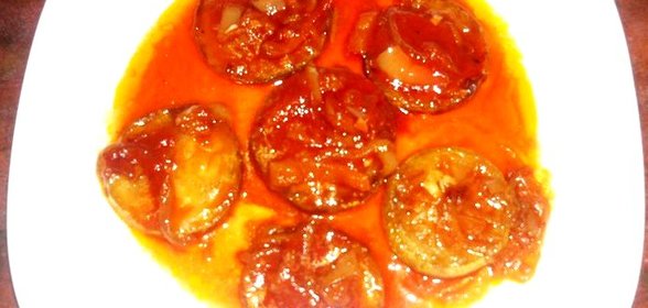 Кабачки в томатной заливке