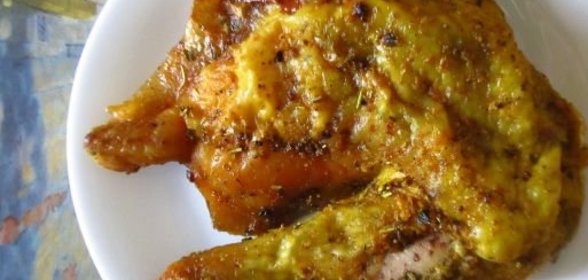 Курочка с золотистой корочкой