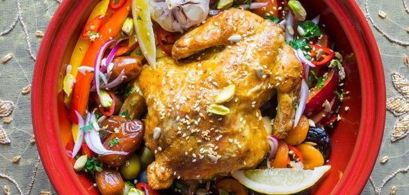 Цыпленок в тажине Тунисская ночь