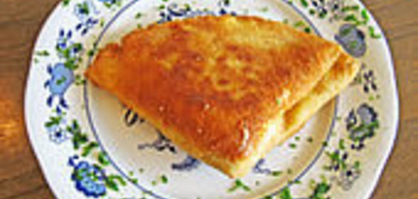 Блины с начинкой обжаренные на ужин