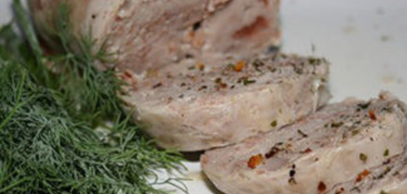 Фаршированная голень индейки