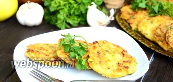 Кабачковые оладьи с тыквой