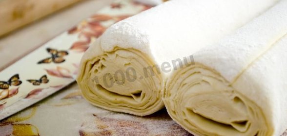 Слоеное тесто для самсы домашнее