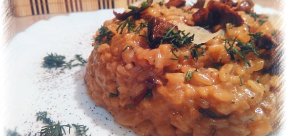 Классическое Ризотто с белыми грибами (вариант)