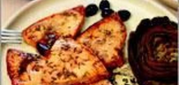 Рыба-меч на решетке