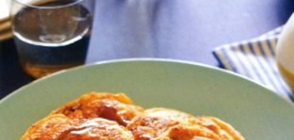 Оладьи с итальянскими колбасками