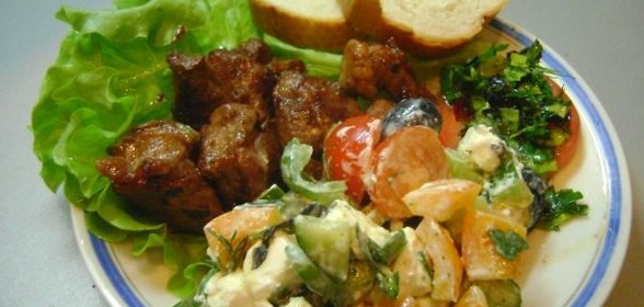 Шашлык из баранины в казане