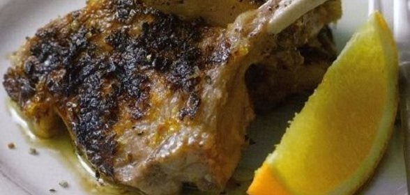 Бараньи ребрышки под цитрусовым соусом