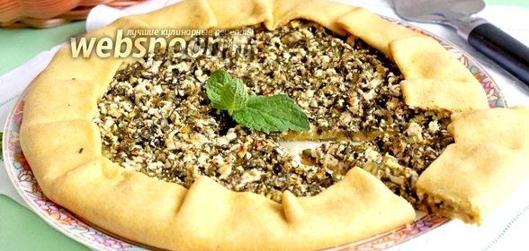 Галета с творогом и зеленью